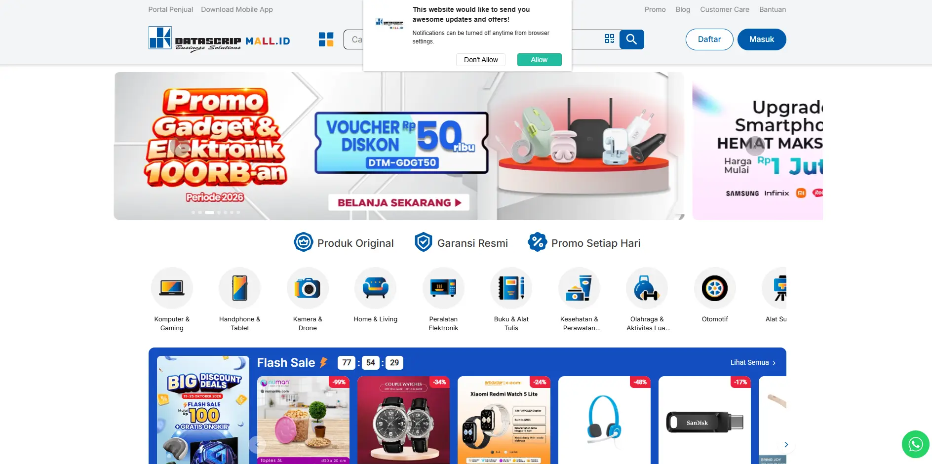 Portfolio Datascrip Mall