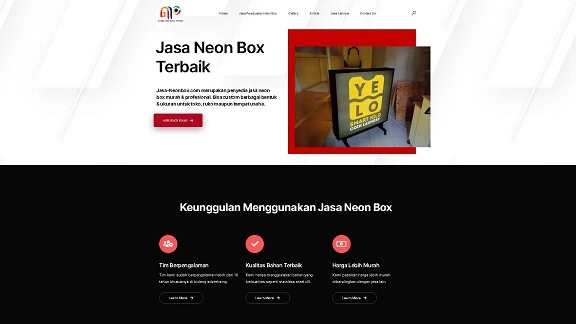 Jasa Neon Box