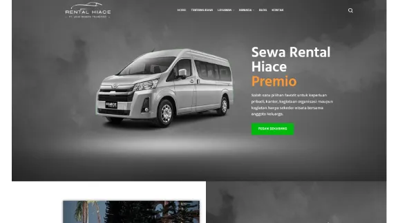 rental hiace murah