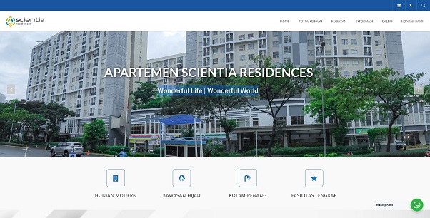 website scientia residence