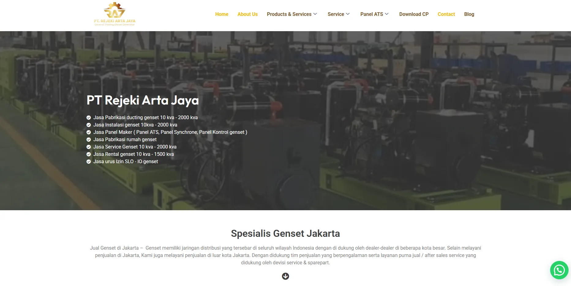Portfolio Sparepart Genset