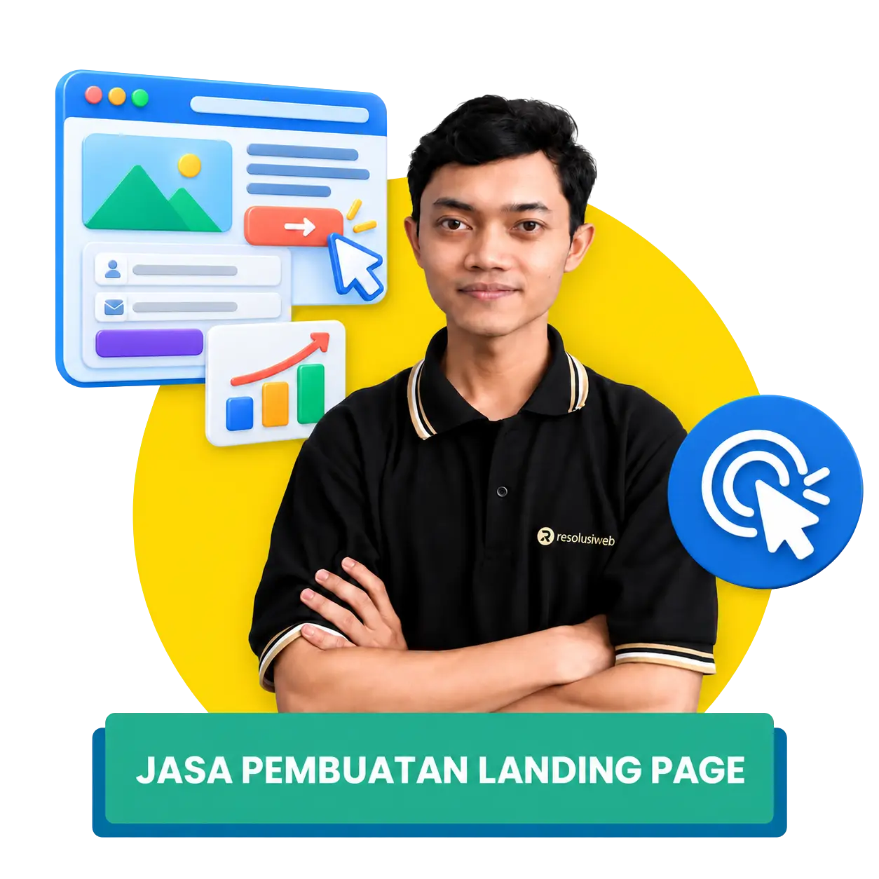 Pembuatan website landing page untuk promosi dan iklan